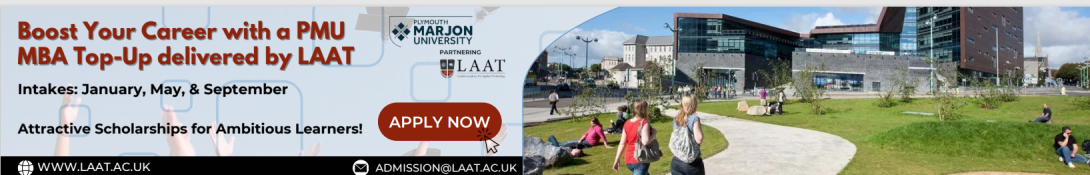 London Academy For Applied Technology Banner